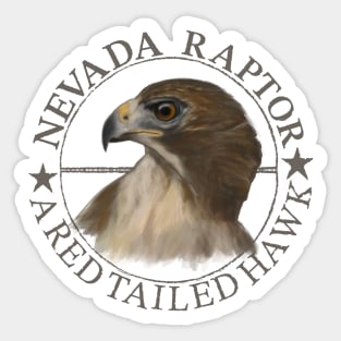 Nevada Raptor - The Red Tailed Hawk Sticker